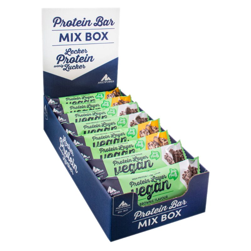 Vegan Protein Layer mix box 18x