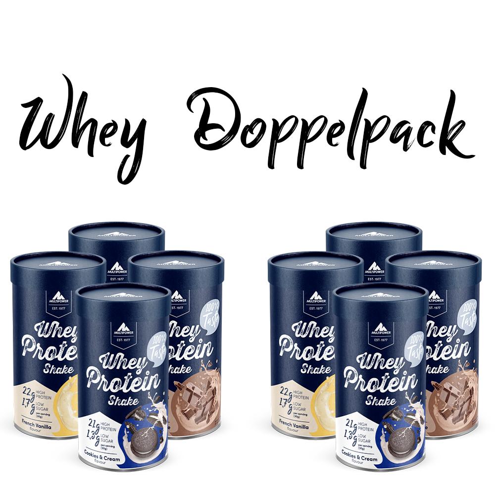Whey protein shake double pack 2 x 420g