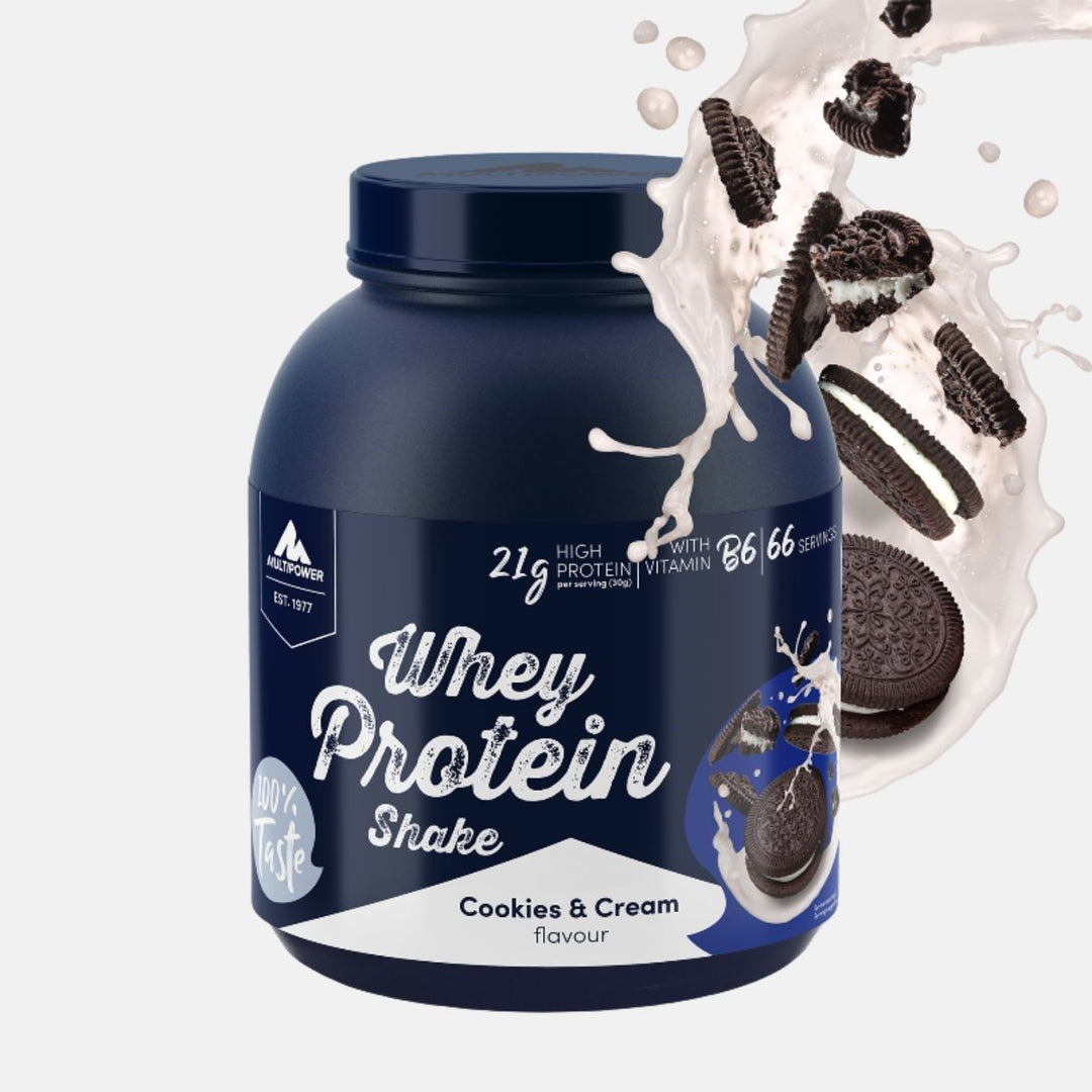 Multipower Whey 2 Kg - Cookies & Cream - hochwertiges Proteinpulver für Deinen Muskelaufbau