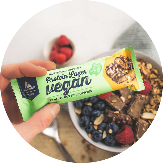 Proteinriegel vegan - viel Protein und wenig Zucker | Multipower