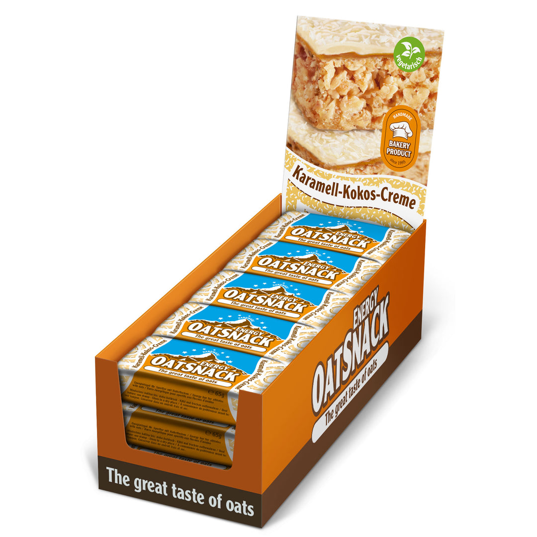 Davina Energy Oatsnack Box Karamell-Kokos-Creme Geschmack