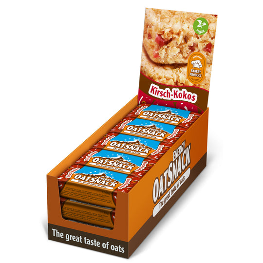 Davina Energy Oatsnack Box Kirsch-Kokos Geschmack